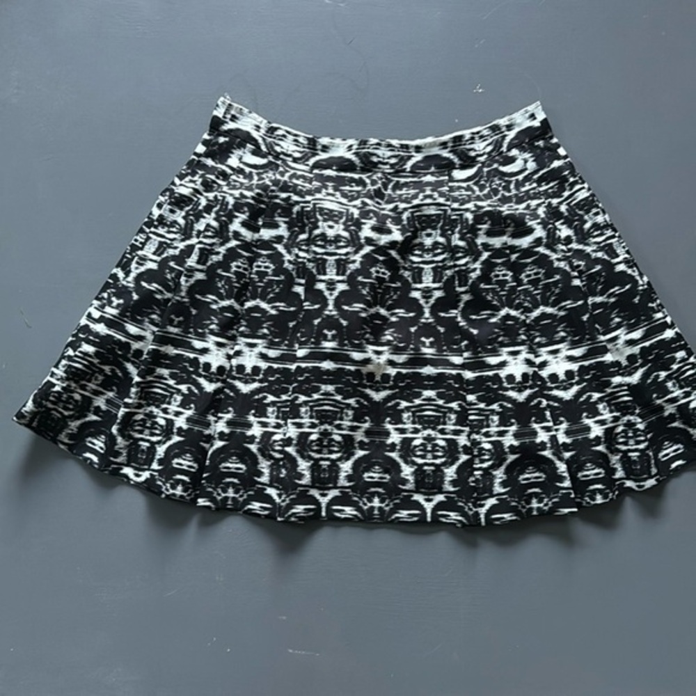 J.Crew Blurred Ikat Pleated Skirt B4435 - Size 6